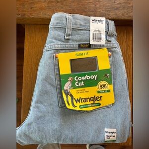 Wrangler Men's Slim Fit Jeans 32x30 - Light Blue